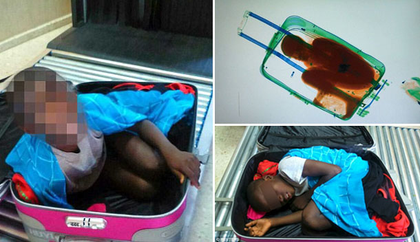 Nekat, Bocah Masuk Koper untuk Kelabui Petugas